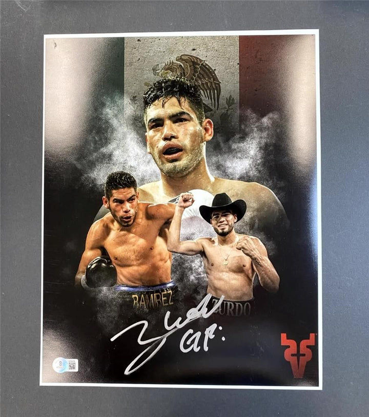 Gilberto Ramirez Zurdo signed 11x14 photo boxing autograph (B) ~ Beckett BAS