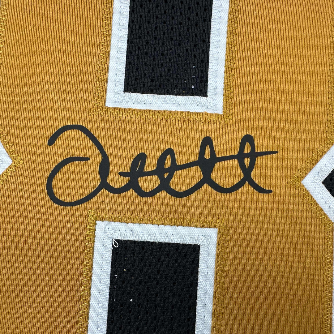 Facsimile Autographed Joe Horn New Orleans Black Reprint Jersey Size Men's XL