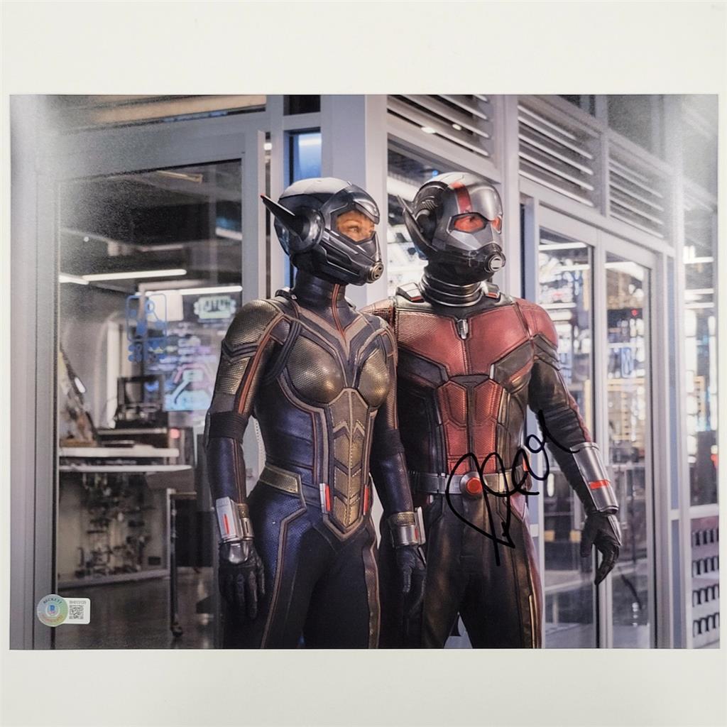 Paul Rudd signed Marvel Ant Man 11x14 photo autograph ~ Beckett BAS Holo