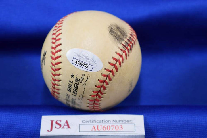 Rick Dempsey Claude Osteen JSA COA Autograph National League Signed Baseball