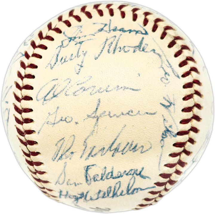 1953 New York Giants Signed Official Giles NL Baseball 29 Sigs