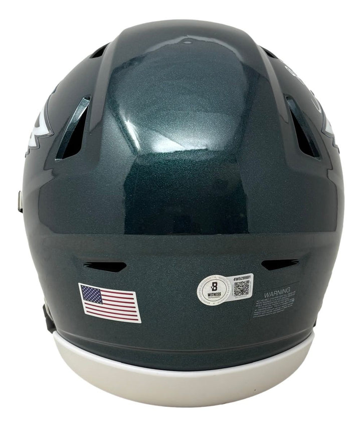 Brian Dawkins Signed Philadelphia Eagles MIDI SpeedFlex Helmet BAS