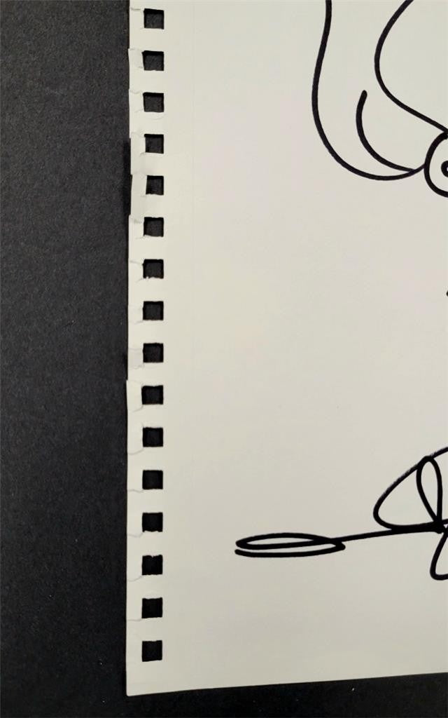Andy Muschietti signed sketch IT Pennywise 11x14 autograph ~ Beckett BAS