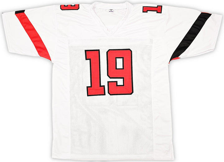 Texas Tech Red Raiders Tyree Wilson Signed White Jersey "Guns Up" Beckett Wit