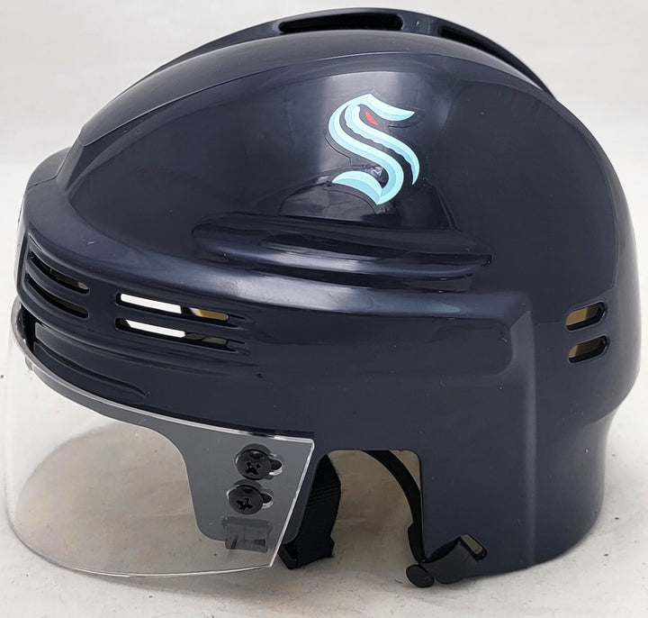 Jordan Eberle Autographed Signed Seattle Kraken Navy Mini Helmet Fanatics Holo