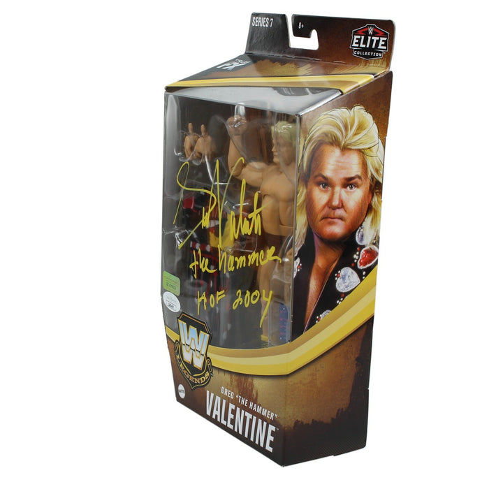 Greg Valentine Autographed WWE Mattel Elite Legends Series 7 Action Figure JSA