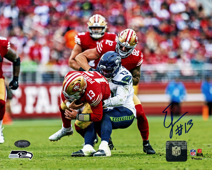 Ernest Jones IV Signed 8x10 Photo Seattle Seahawks MCS Holo