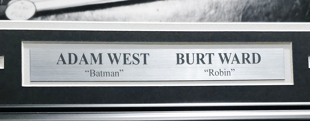 Adam West & Burt Ward Signed Framed 16x20 Photo Batman & Robin Beckett #AE16676