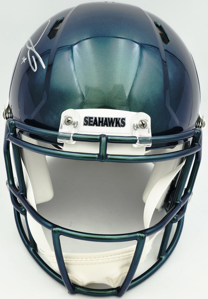 Sam Darnold Auto Seahawks Rivalries Full Size Speed Authentic Helmet Beckett Wit
