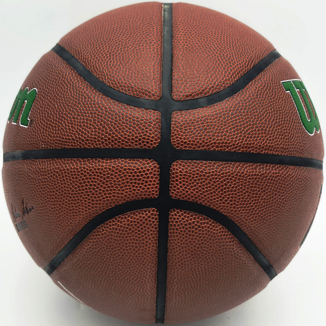 Jaylen Brown Signed Composite Leather Boston Celtics Logo Basketball Beckett Wit