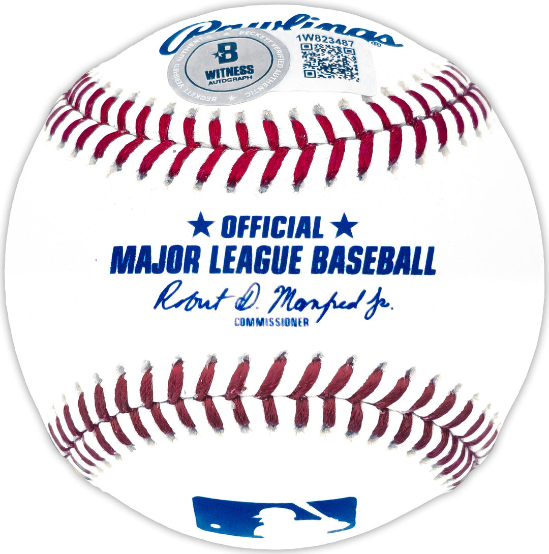 Graham Ashcraft Autographed Signed MLB Baseball Cincinnati Reds Beckett Witness