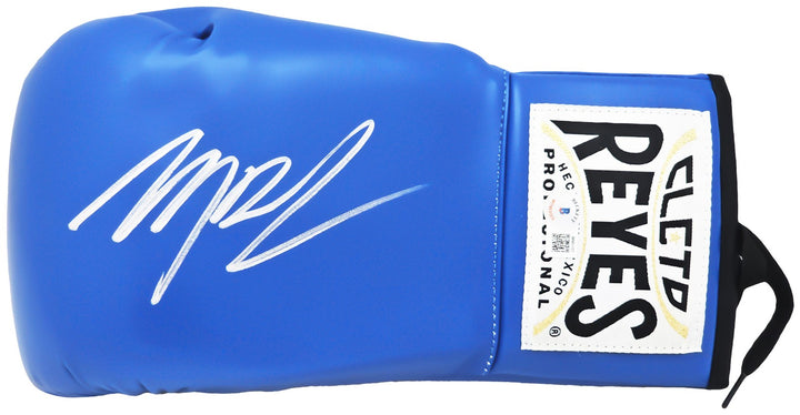 Michael B. Jordan Signed Blue Reyes Boxing Glove Left Handed LH Beckett Witness