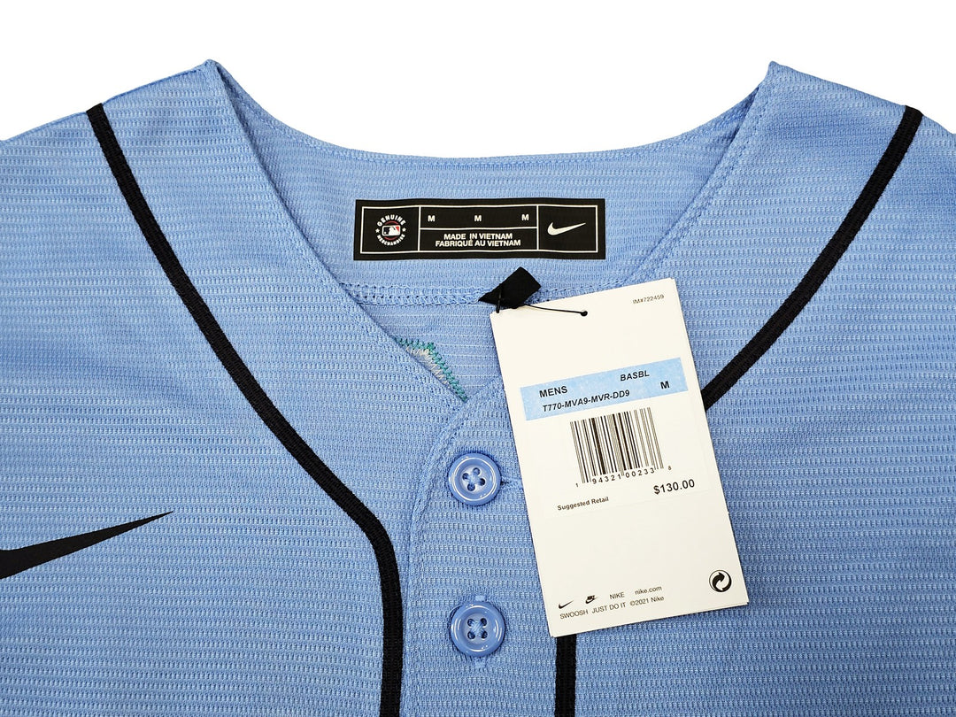 Mariners Julio Rodriguez Signed Light Blue Nike Jersey Size Medium Beckett