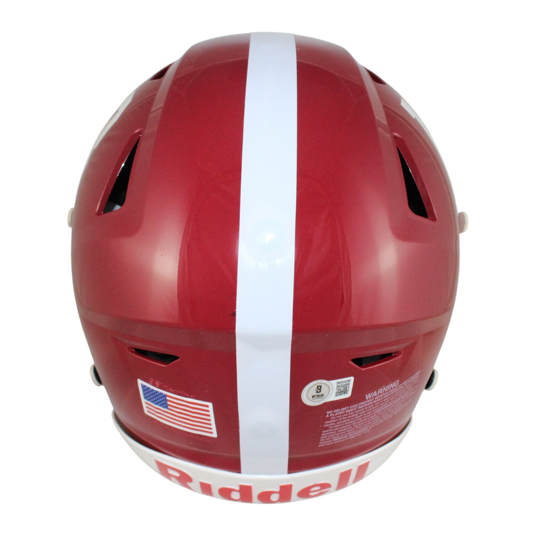 Joe Namath Autographed Alabama Crimson Tide SpeedFlex Helmet Beckett WIT 53374
