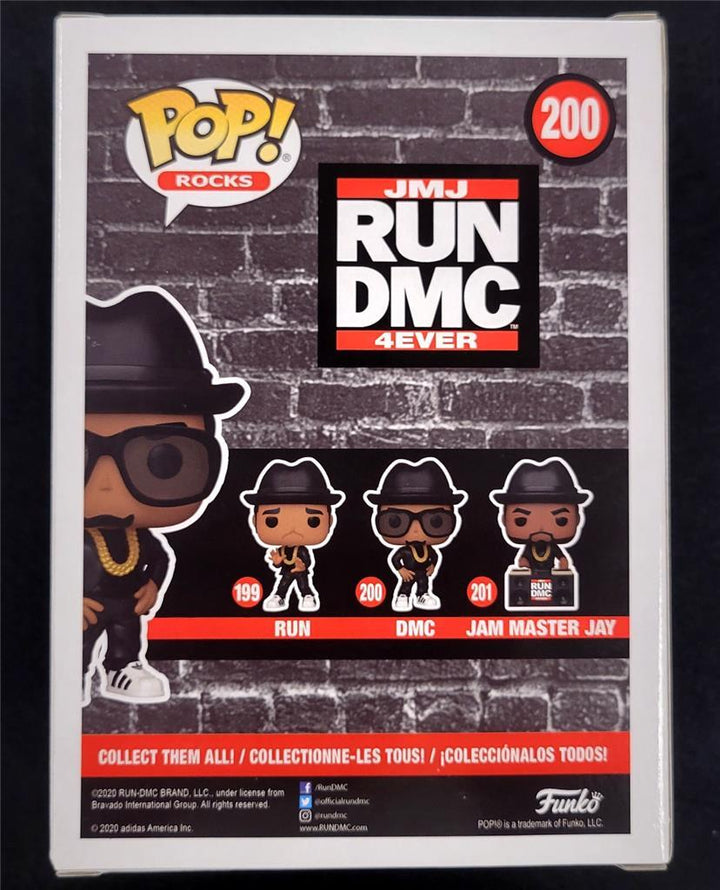 Darryl McDaniels signed RUN DMC Funko Pop! figure autograph ~ Beckett BAS