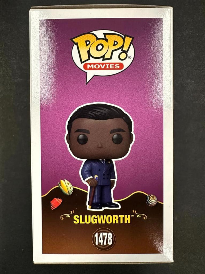 Paterson Joseph signed Slugworth Wonka Funko Pop! autograph (C) ~ Beckett BAS