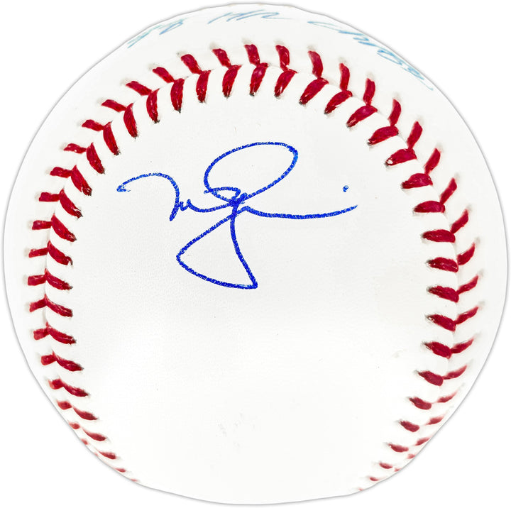 Mark McGwire & Sammy Sosa Signed Official MLB Baseball "98 HR Chase" Beckett Wit