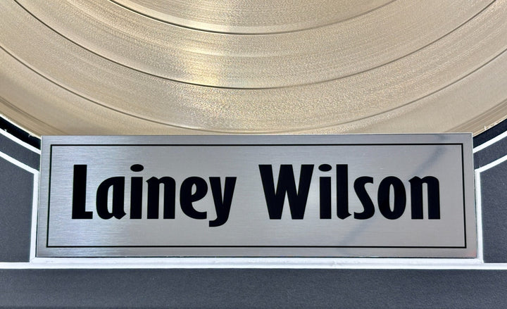 Lainey Wilson Autographed Whirlwind CD Album Gold Record Framed JSA COA Signed