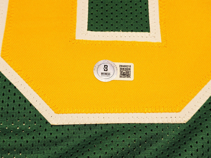 Oregon Ducks Dillon Gabriel Signed Green Jersey Beckett Wit