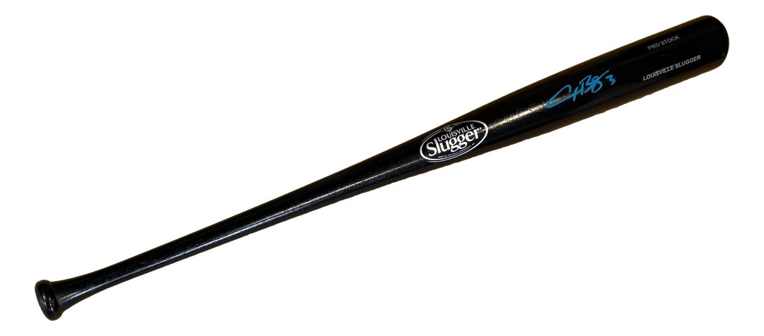 Alex Bregman Chicago Cubs Signed Black Louisville Slugger Bat BAS