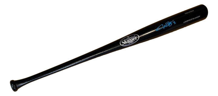 Alex Bregman Chicago Cubs Signed Black Louisville Slugger Bat BAS