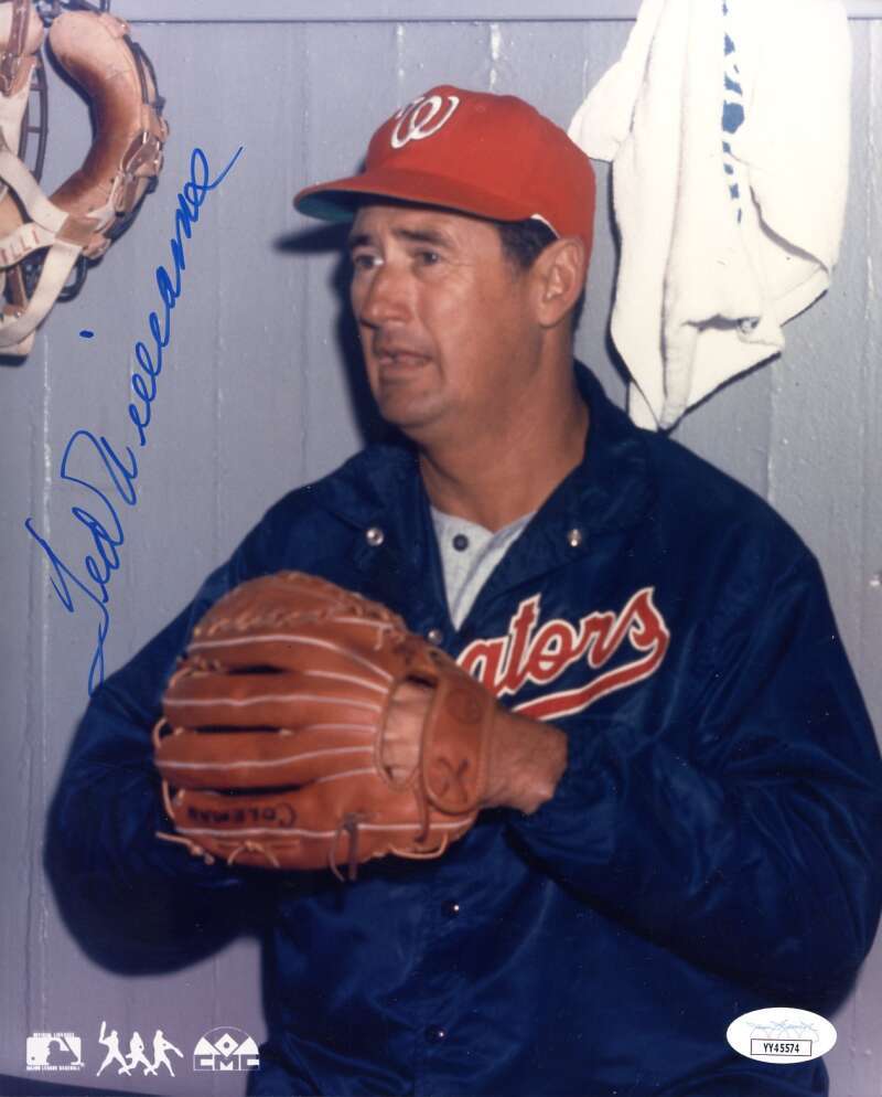 Ted Williams JSA Cert Signed 8x10 Photo Autographed Red Sox