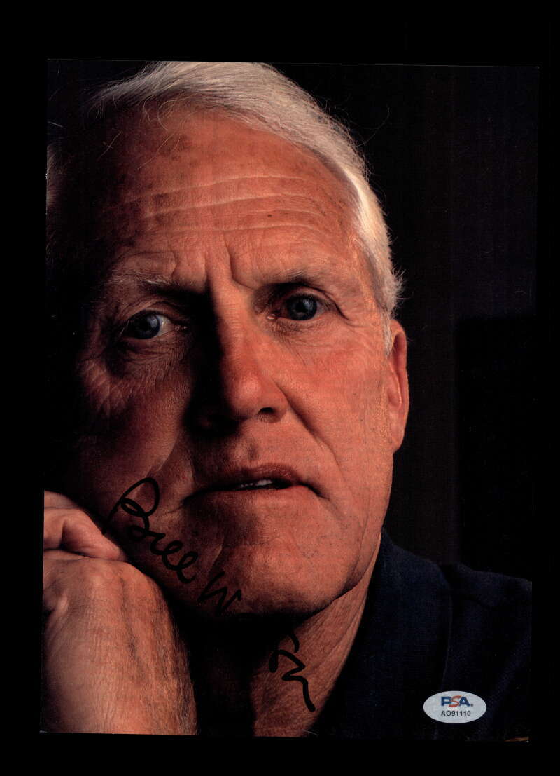 Bill Walsh PSA DNA Signed 8x10 Photo Autograph