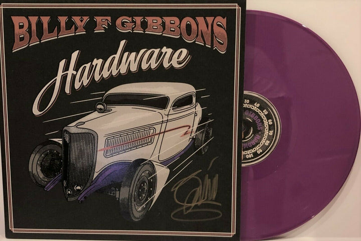 Billy Gibbons signed 2021 Hardware LTD Purple Album LP/Vinyl Record (ZZ TOP)-JSA