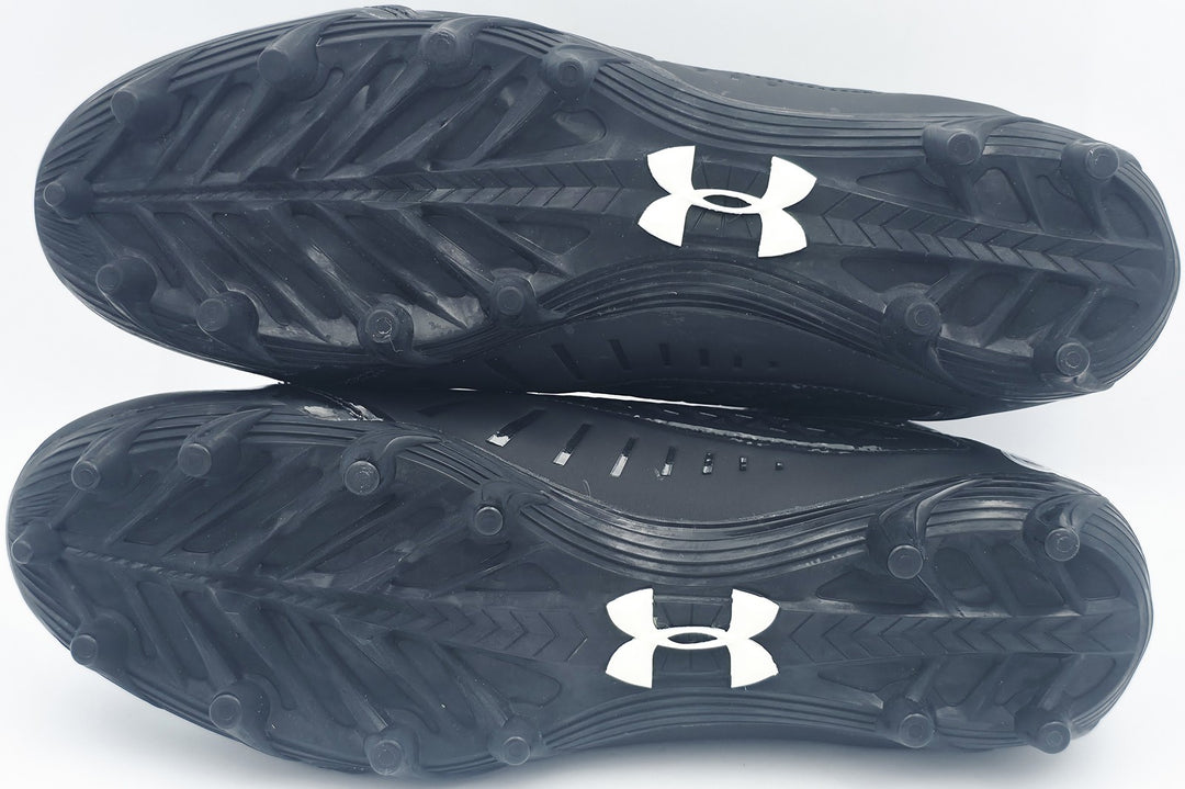 Michael Penix Jr Auto Black Under Armour Team Fierce Cleats Falcons 13 Beckett