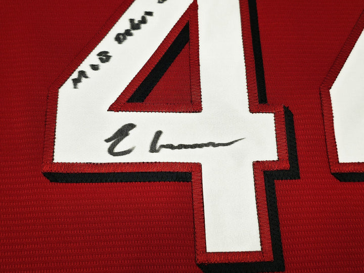 Reds Elly De La Cruz Auto Red Nike Jersey Size XL "MLB Debut 6/6/23" Beckett Wit