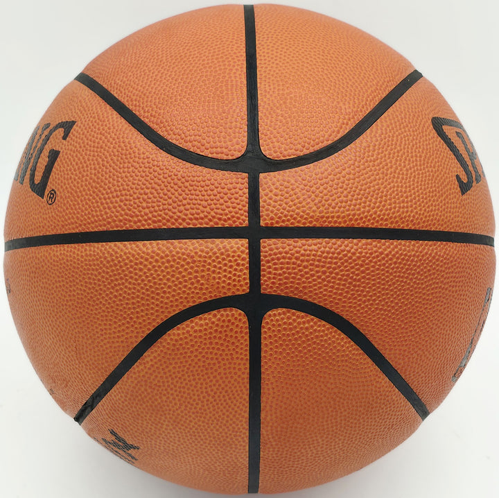 Moses Malone Auto Spalding NBA Leather Game Basketball 76ers #2 Beckett #BS30419