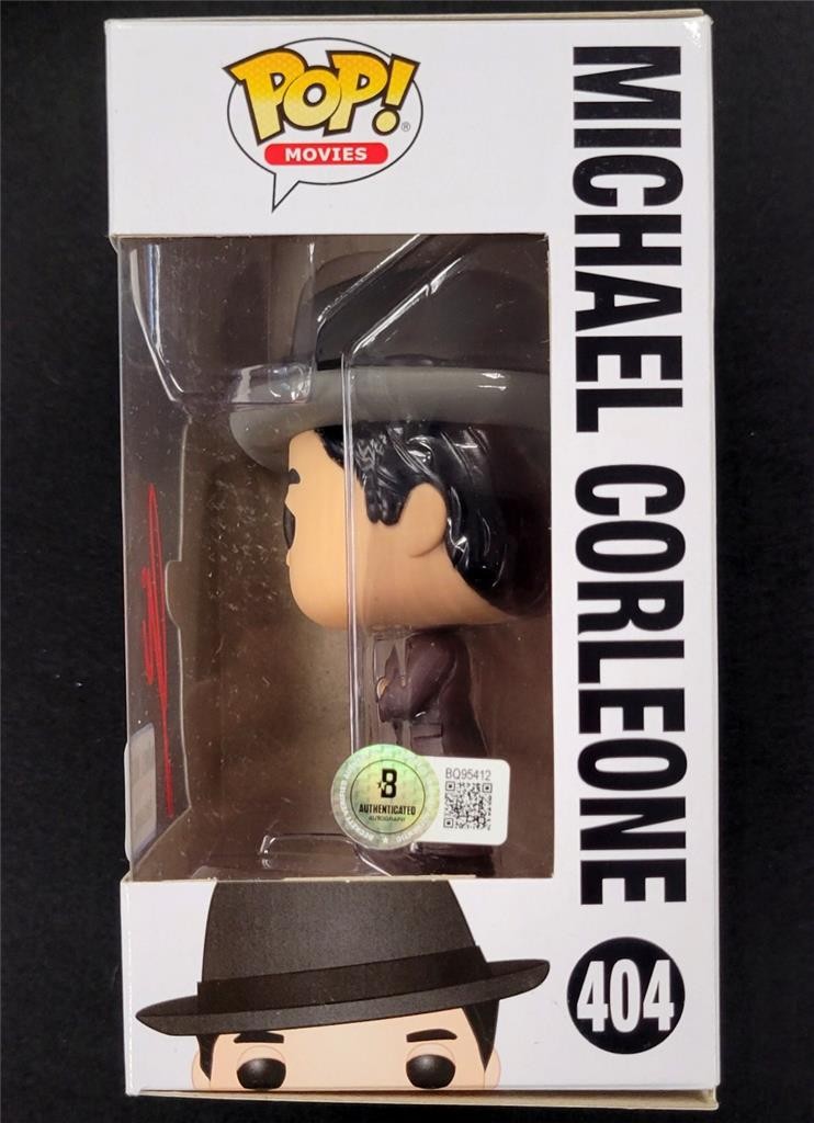 Al Pacino signed Godfather Michael Corleone Funko Pop 404 autograph Beckett BAS