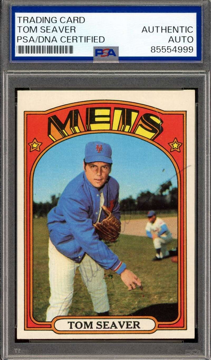 Tom Seaver PSA DNA Signed 1972 Topps Autograph