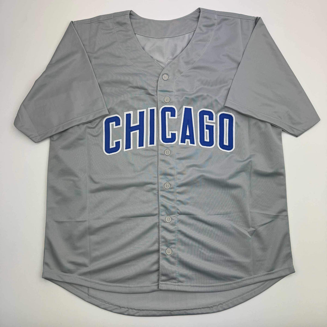 Autographed/Signed Thomas Ian Nicholas Rookie Of The Year Grey Jersey BAS COA