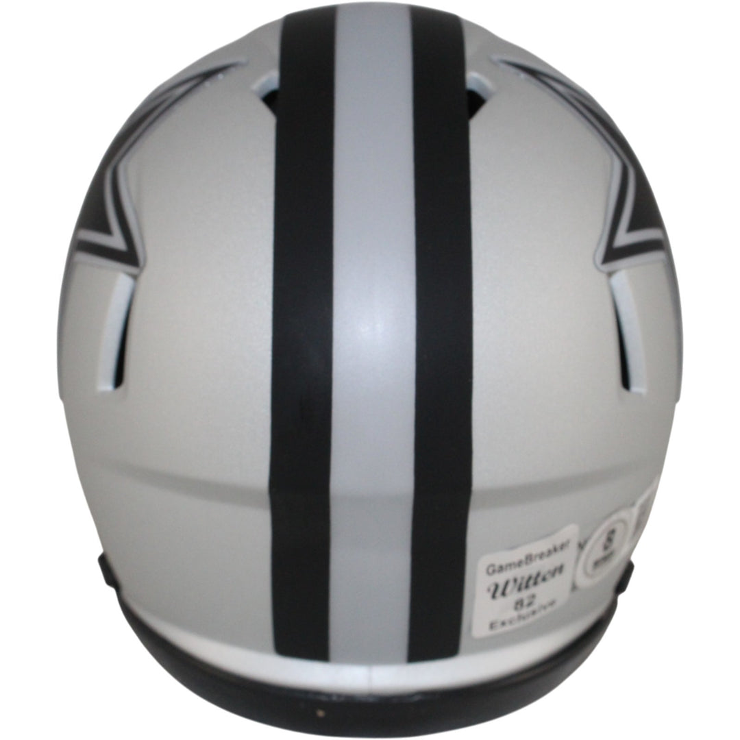 Jason Witten Autographed/Signed Dallas Cowboys Rave Mini Helmet Beckett 53887