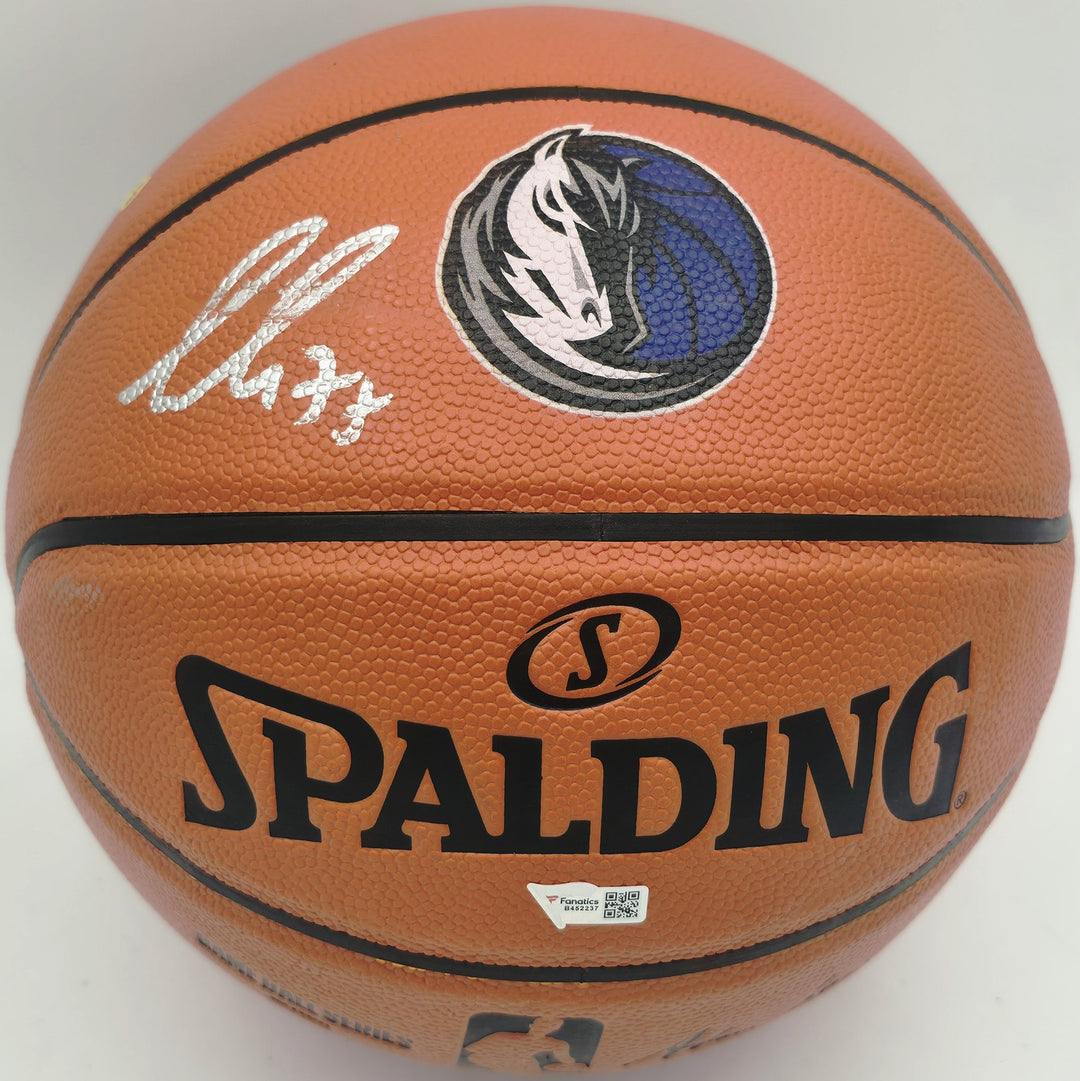 Luka Doncic Auto Official Game Ball Series Basketball Mavericks Logo Fanatics