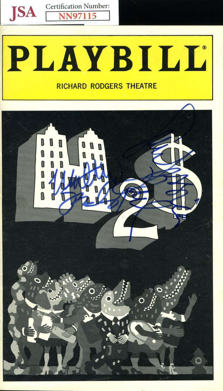 Matthew Broderick Sarah Jessica Parker JSA Coa Signed Playbill Autograph