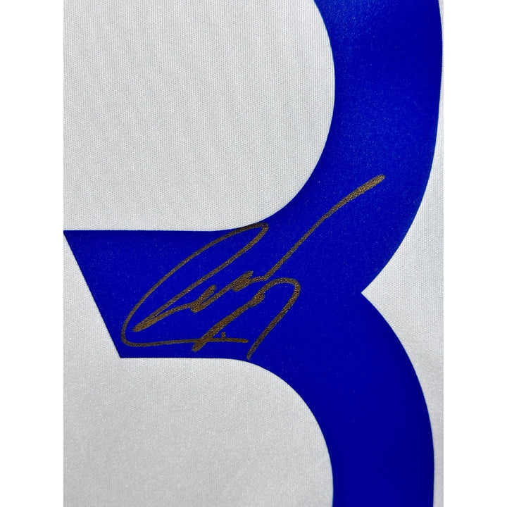 Roberto Carlos Autographed Real Madrid White Soccer Jersey BAS COA Signed