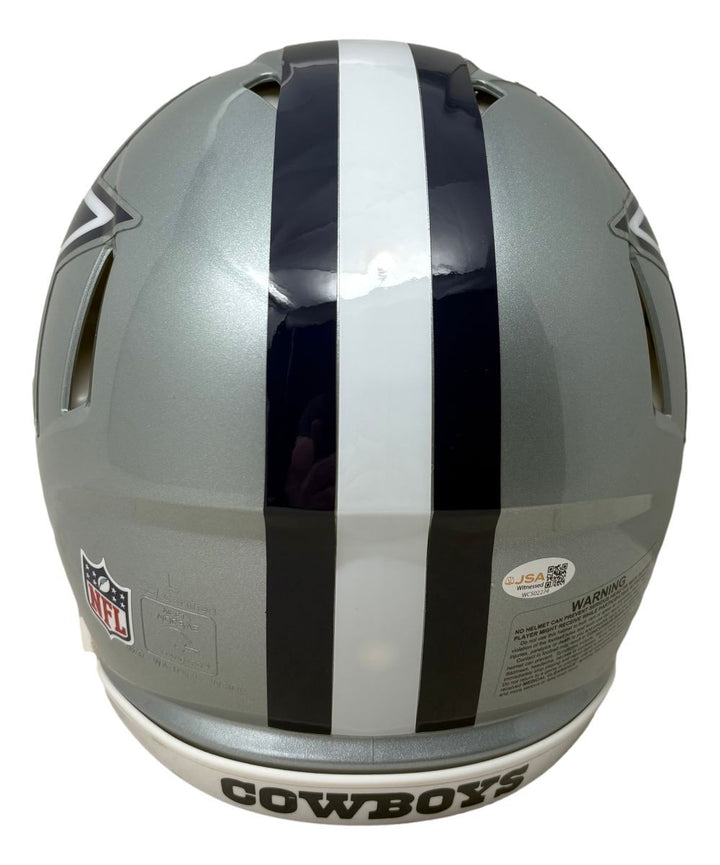 George Pickens Signed Dallas Cowboys Full Size Authentic Speed Helmet JSA QR