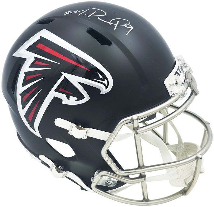 Michael Penix Jr Auto Falcons 2020 Alternate Black Full Size Rep Helmet Beckett