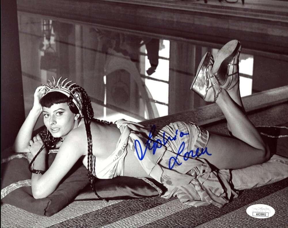 Sophia Loren JSA Coa Signed 8x10 Photograph Autograph