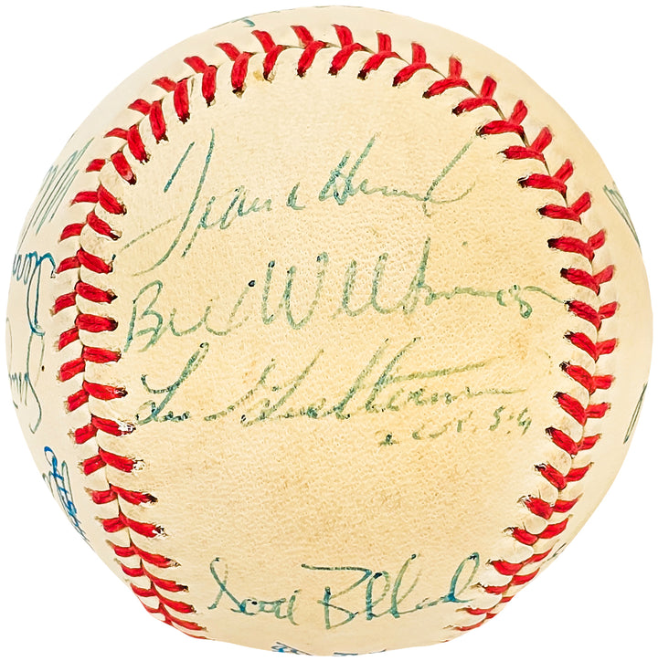1987 Mariners Team Signed Autographed Signed AL Baseball With 19 Sigs 218497