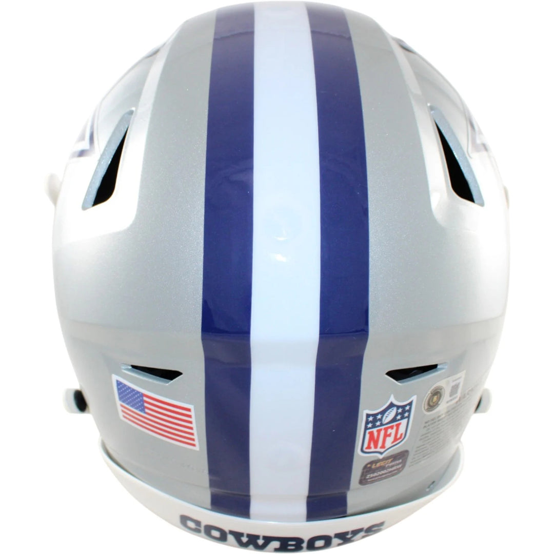 Emmitt Smith Autographed/Signed Dallas Cowboys SpeedFlex Helmet Beckett W 58493
