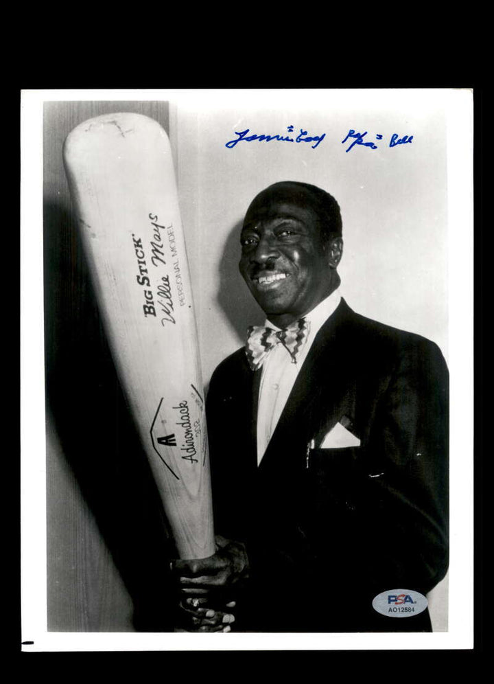 James Cool Papa Bell PSA DNA Signed 8x10 Photo Autograph