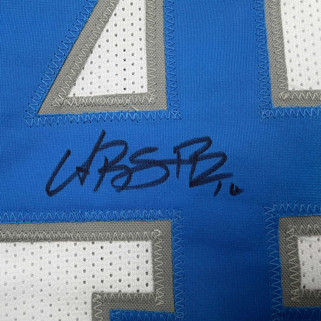 Autographed/Signed Amon-Ra St. Brown Detroit White Jersey Beckett BAS COA