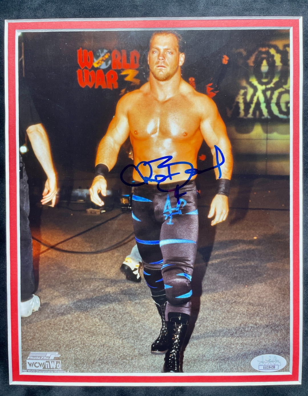 Chris Benoit Autographed 8x10 Photo Collage Framed JSA COA Signed WCW WWE WWF