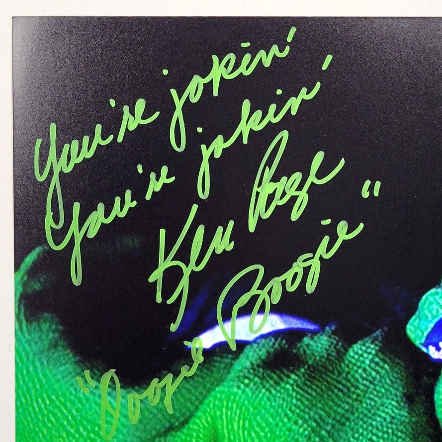 Ken Page signed Oogie Nightmare Before Christmas 8x10 Photo long Inscription BAS