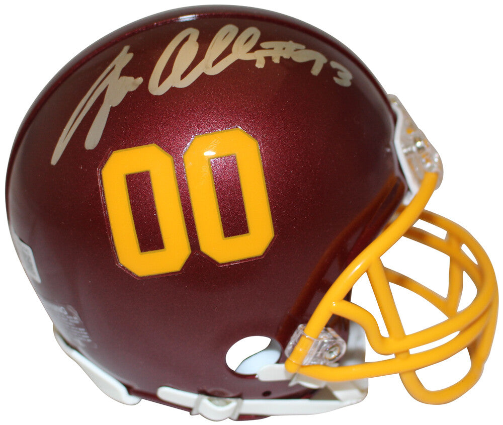 Jonathan Allen Signed Washington Football Team VSR4 Mini Helmet Beckett 37311