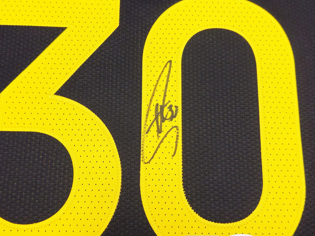 Warriors Stephen Curry Signed Black Nike City Edition Jersey Size 48+2 JSA