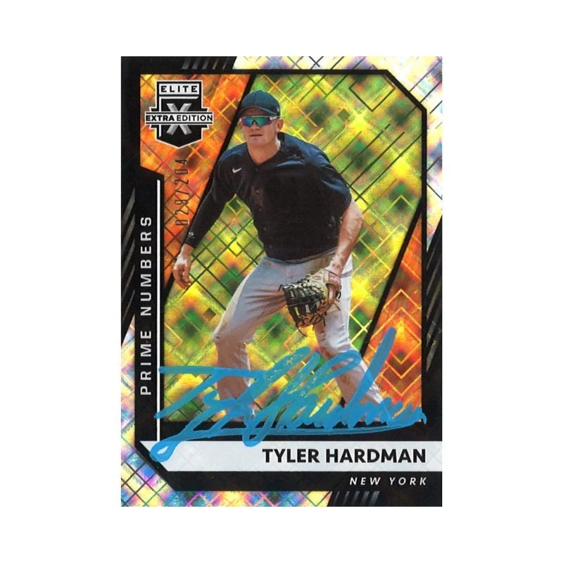 2021 Panini Elite Extra Edition Tyler Hardman Parallel A Autograph #29/204 (CX Auth)